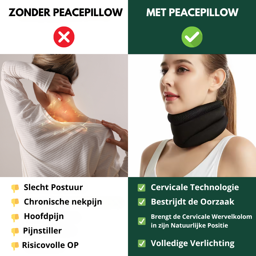 PeacePillow - Rustgevende Nekkussen